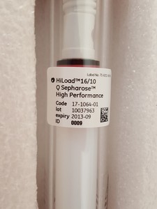 Thumbnail image of GE Healthcare Hiload XK16 16/10 Q Sepharose High Performance 17-1064-01 Lab