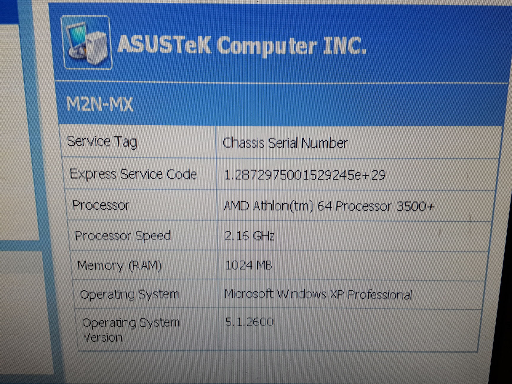 Image of AsusTek Desktop PC With Acer AL1717F LCD Monitor With Accessories IT
