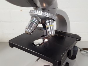 Thumbnail image of Carl Zeiss Binocular Microscope +4 Objectives F10/0,25, Plan 40/0,65, Neofluar