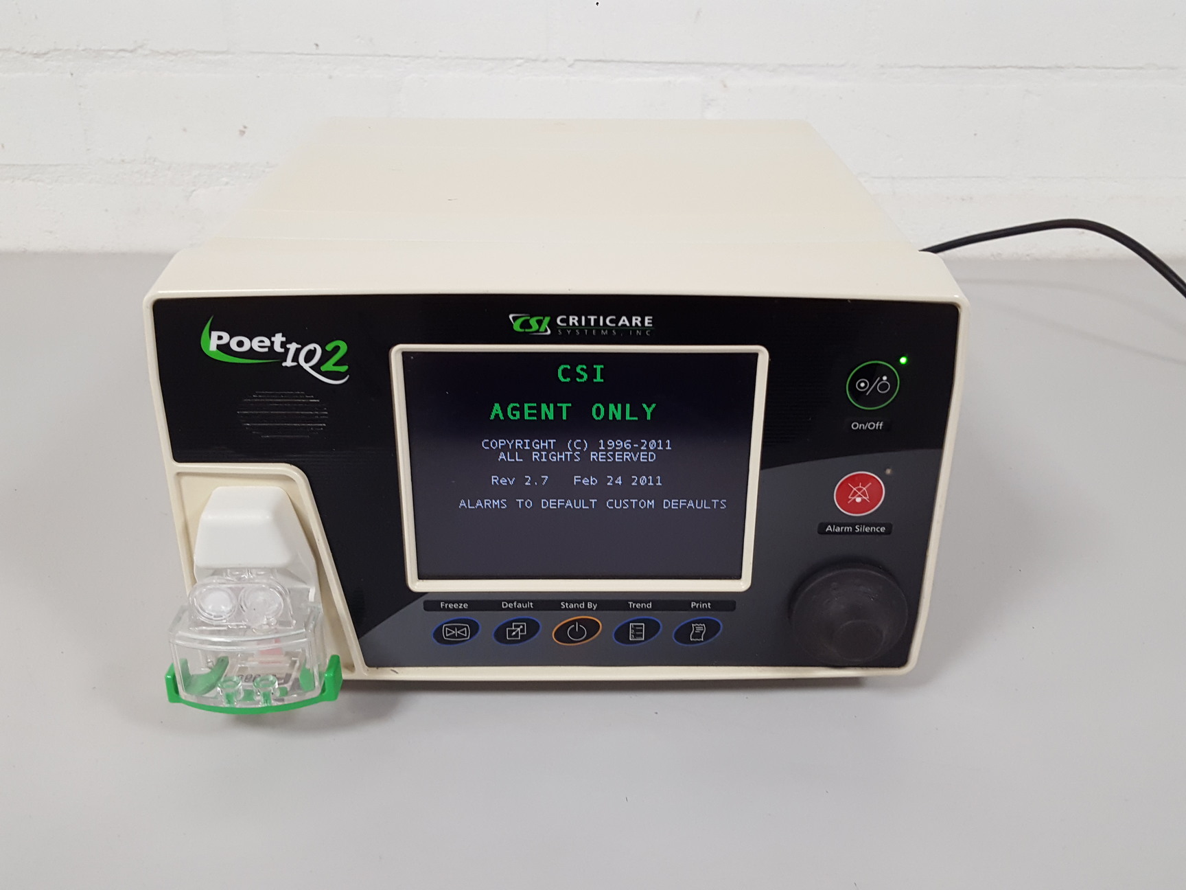 Image of Criticare POET IQ2 8500Q Anaesthesia Monitor Lab Surgery