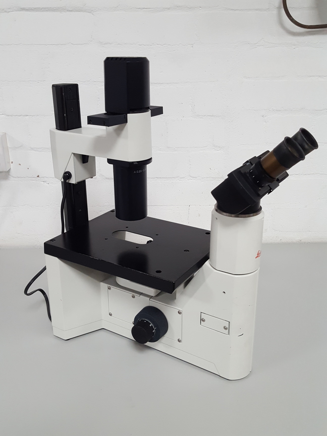 Leica DM IL LED Tissue Culture Microscope + 3 Objectives 10x/0.20 Phaco ...