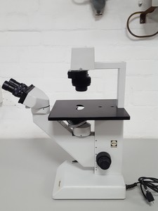 Thumbnail image of Will Wetzlar Wilovert Inverted Microscope With 3 x Objectives Lab