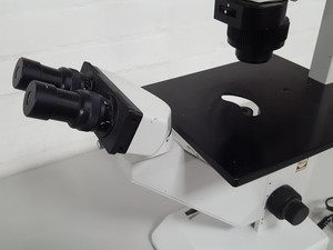 Thumbnail image of Will Wetzlar Wilovert Inverted Microscope With 3 x Objectives Lab