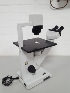 Thumbnail image of Will Wetzlar Wilovert Inverted Microscope With 3 x Objectives Lab