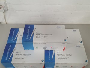 Thumbnail image of 5x Racks of Mettler Toledo 20ul Pre-Sterilized Filter Tips Lab 17005860, SR-L10F