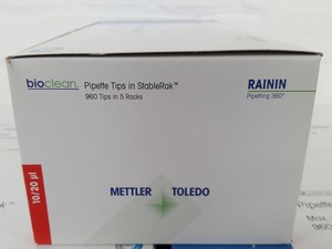 Thumbnail image of 5x Racks of Mettler Toledo 20ul Pre-Sterilized Filter Tips Lab 17005860, SR-L10F