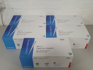 Thumbnail image of 5x Racks of Mettler Toledo 20ul Pre-Sterilized Filter Tips Lab 17005860, SR-L10F