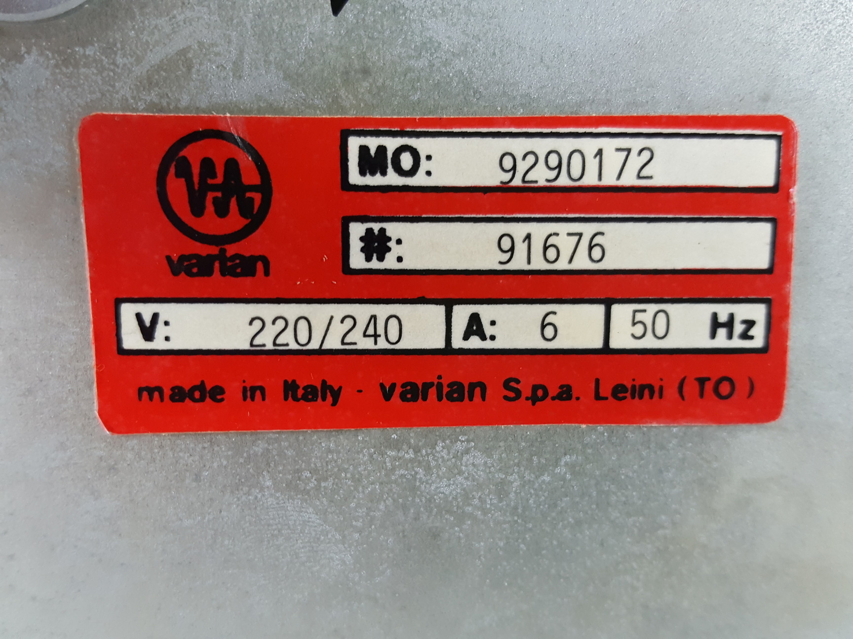 Image of Varian StarCell UHV Vacuum Ion Pump & Power Unit 929-0172 / Controller Lab