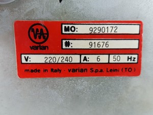 Thumbnail image of Varian StarCell UHV Vacuum Ion Pump & Power Unit 929-0172 / Controller Lab