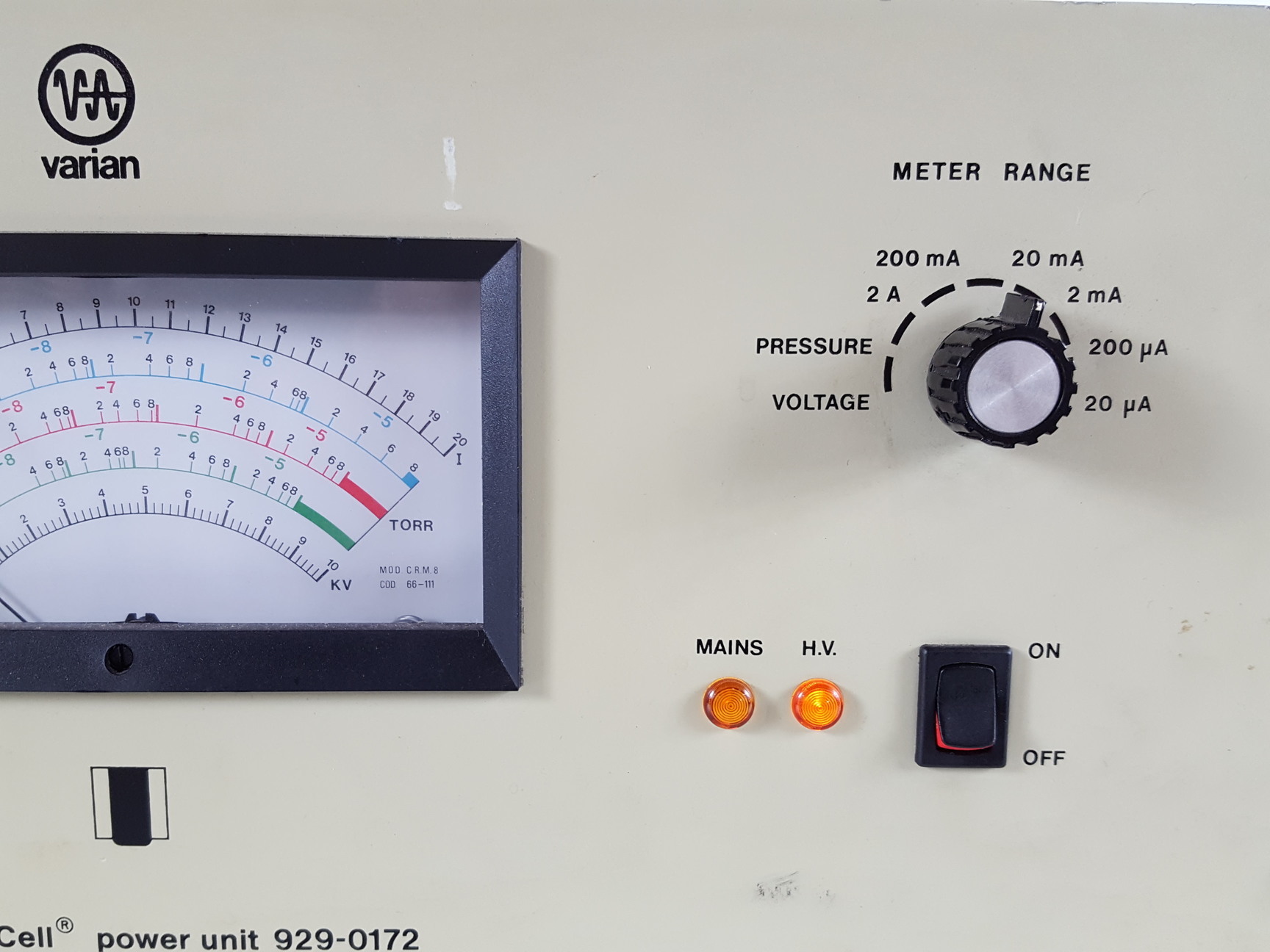 Image of Varian StarCell UHV Vacuum Ion Pump & Power Unit 929-0172 / Controller Lab