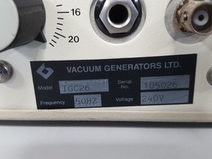 Thumbnail image of V.G Electronics IGC 26 Ion Gauge Vacuum Controller Lab - Spares Repairs