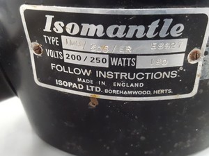 Thumbnail image of 2 x Isopad Isomantle Heating Mantles Lab Heating - Spares or Repairs