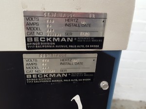 Thumbnail image of Beckman Coulter Model J-6M Induction Drive Ultracentrifuge Bucket Rotor Lab