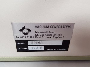 Thumbnail image of Vacuum Generators Sublimation Pump & Power Supply Model SPS6A Lab UHV HVAC