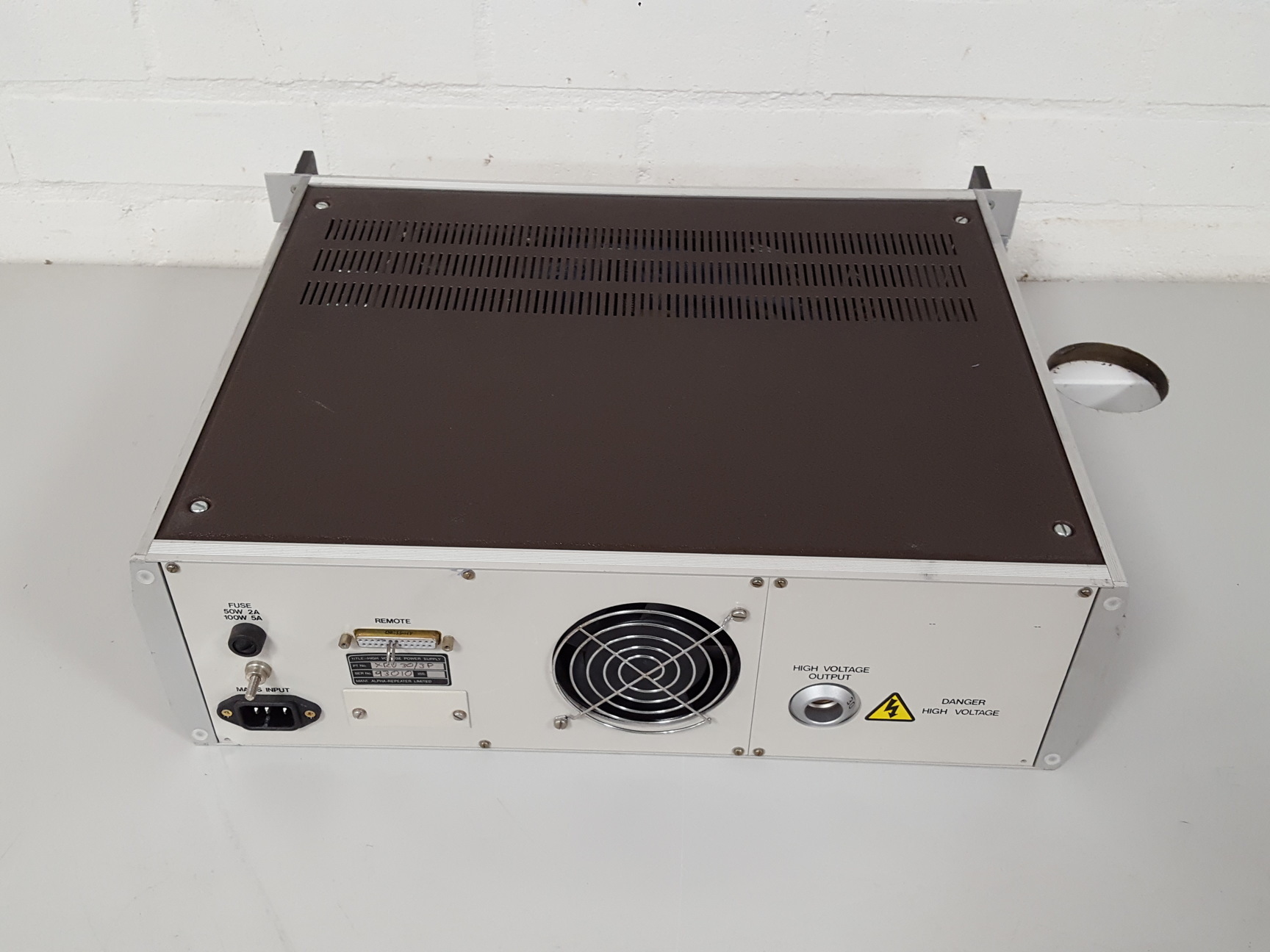 Image of Alpha Repeater XRV 30/3P High Voltage Power Supply Lab Electrical Equipment