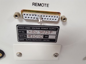 Thumbnail image of Alpha Repeater XRV 30/3P High Voltage Power Supply Lab Electrical Equipment