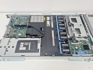 Thumbnail image of 28 x Dell PowerEdge 1950 Model EMU01 Computer Server Blade Rack + Rails 