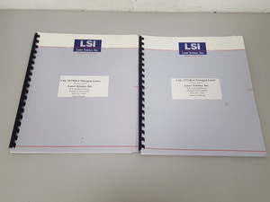 Thumbnail image of 2x Laser Science VSL-337ND-S Nitrogen Laser User & Service Manual Books Lab
