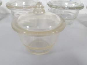 Thumbnail image of 5 x Multi-Branded Mixed Glass Desiccators Dry Seal Jencons Lab