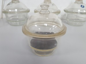 Thumbnail image of 5 x Multi-Branded Mixed Glass Desiccators Dry Seal Jencons Lab