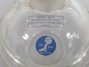 Thumbnail image of 5 x Multi-Branded Mixed Glass Desiccators Dry Seal Jencons Lab