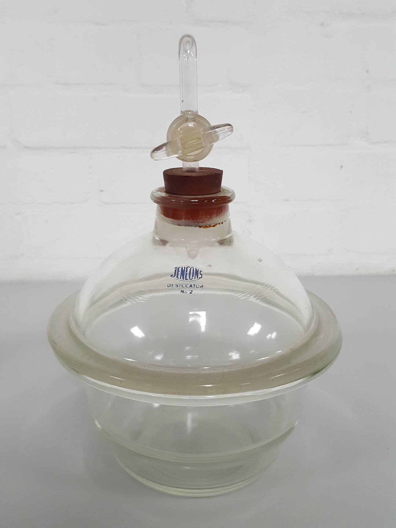 Image of 5 x Multi-Branded Mixed Glass Desiccators Dry Seal Jencons Lab