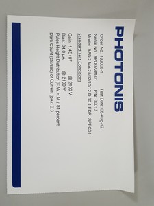 Thumbnail image of Photonis APD 2 MA 60:1 Advanced Performance Detector Mass Spec