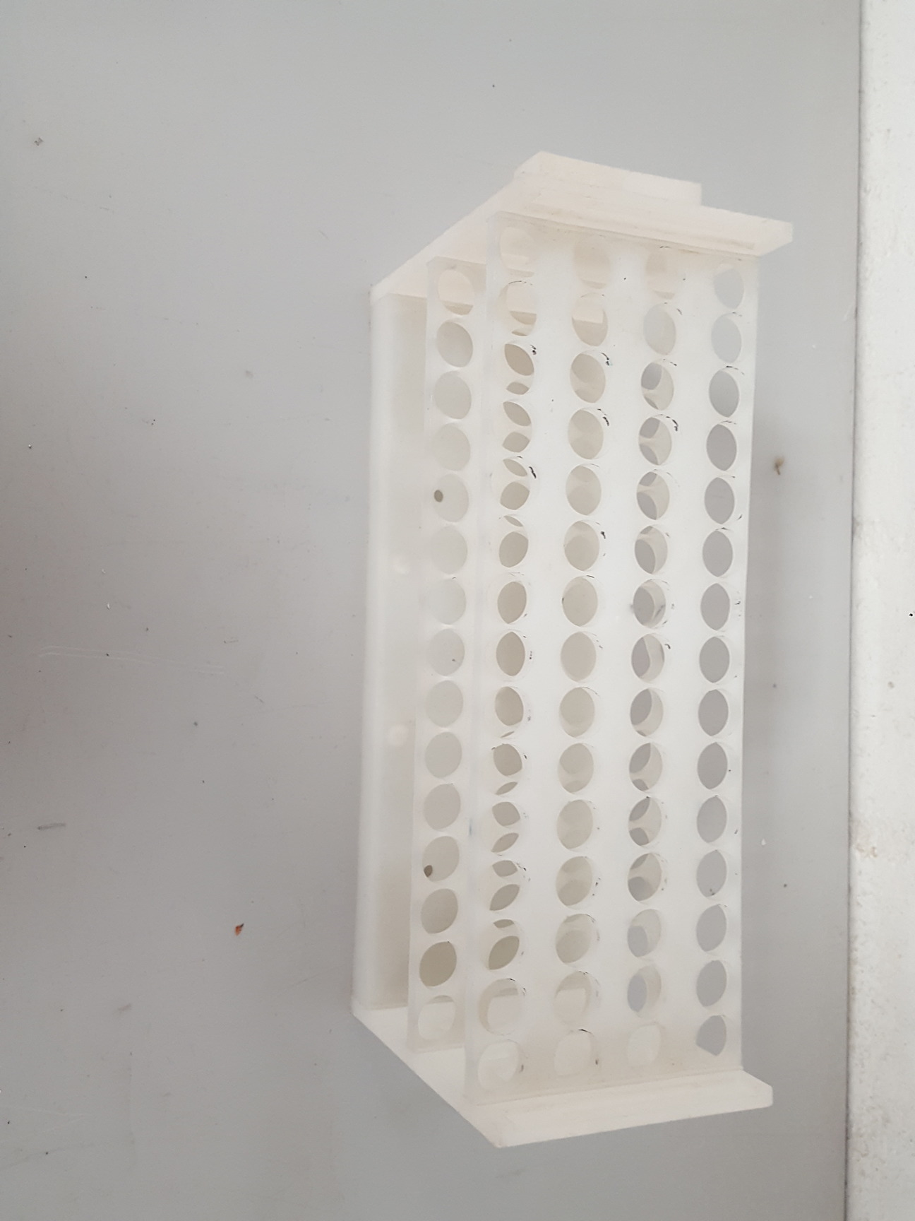 Image of 6 x Misc Test Tube Holders Rack Aluminium Lab 
