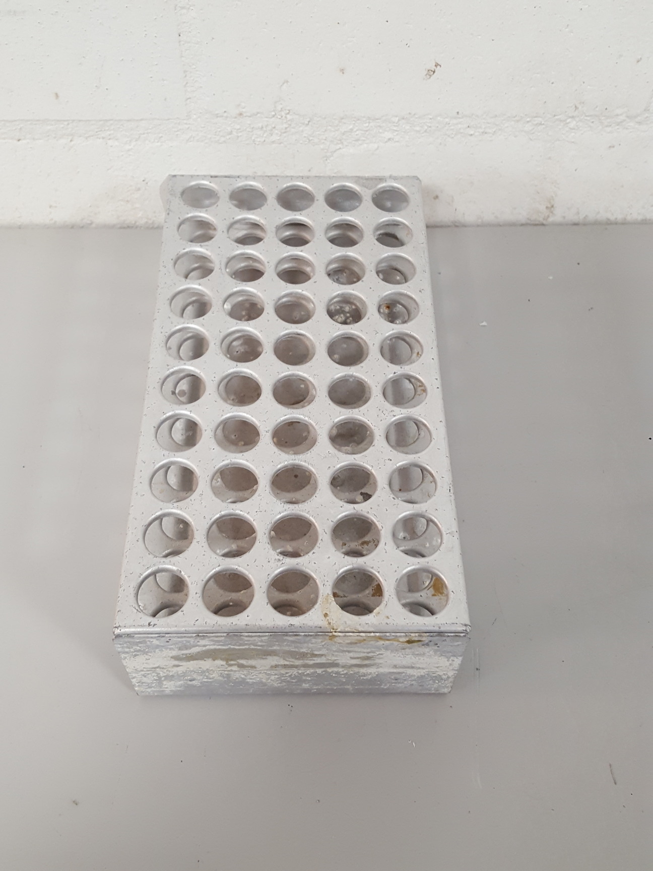 Image of 6 x Misc Test Tube Holders Rack Aluminium Lab 