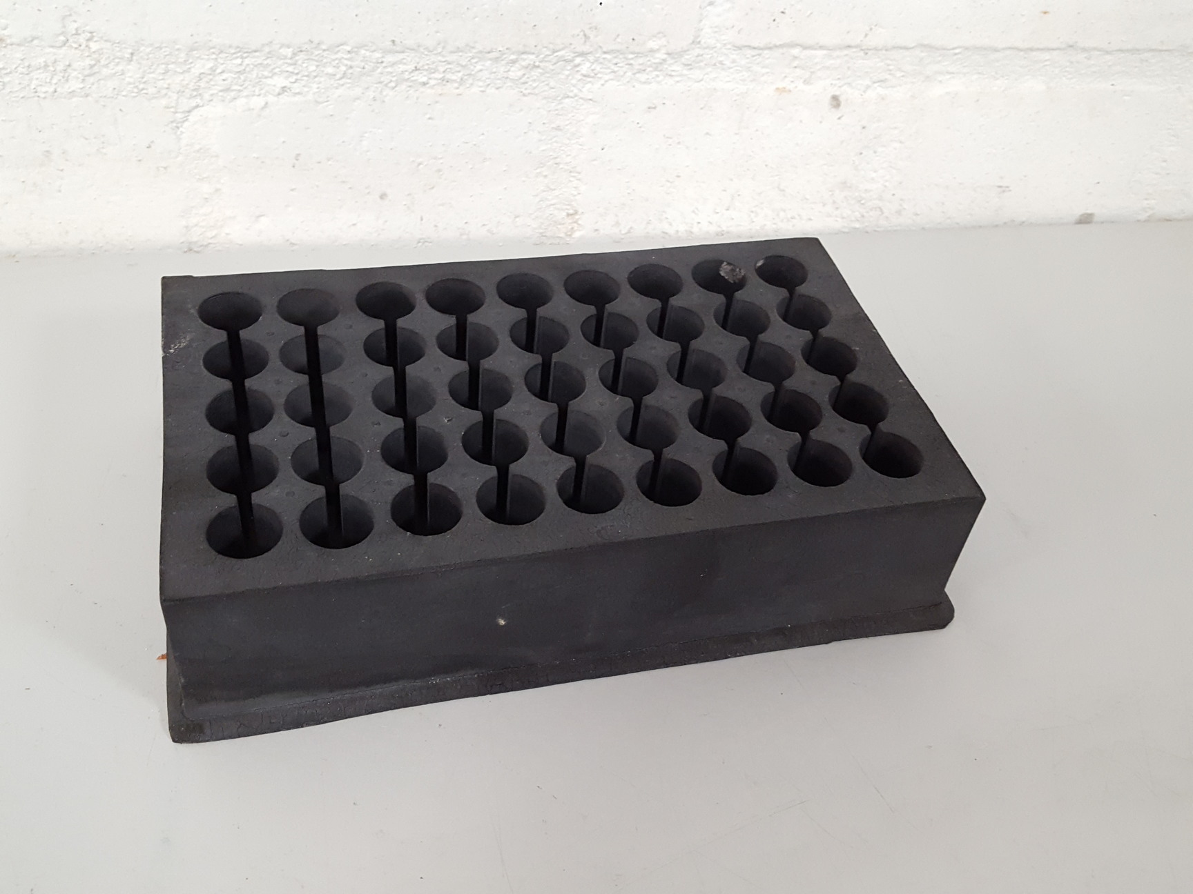 Image of 6 x Misc Test Tube Holders Rack Aluminium Lab 