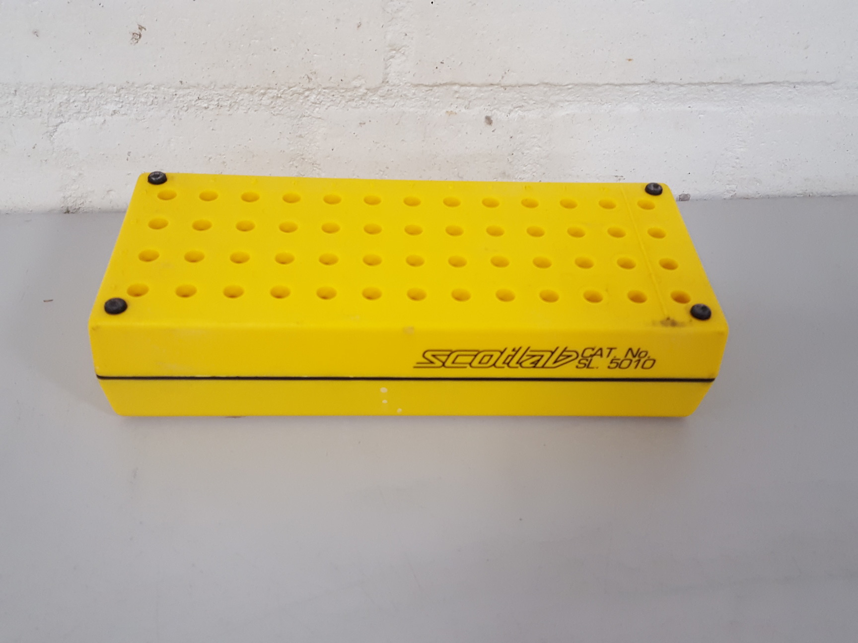 Image of 6 x Misc Test Tube Holders Rack Aluminium Lab 