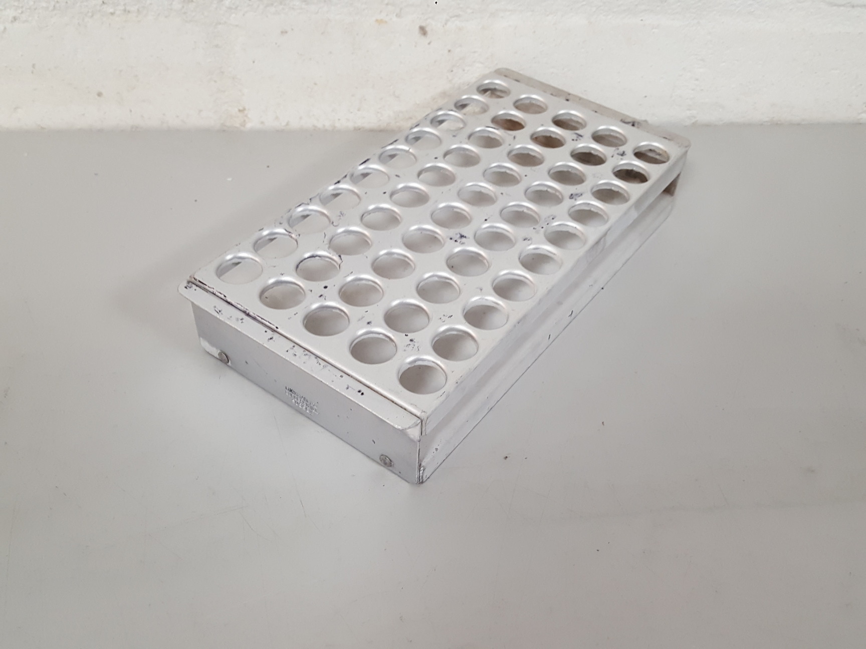 Image of 6 x Misc Test Tube Holders Rack Aluminium Lab 