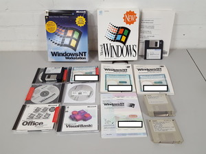 Thumbnail image of 10 x Vintage Microsoft Software Disks Windows NT Workstation, Office 97, MS-DOS,