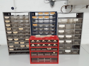Thumbnail image of 4 x Multi-Branded Small Parts Electrical Workshop Cabinet Screws / Nuts / Bolts
