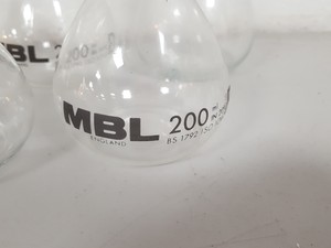 Thumbnail image of 108 x Volumetric Flasks Lab Glassware Glass + Stoppers