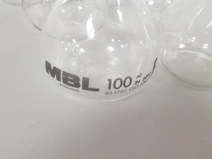 Thumbnail image of 108 x Volumetric Flasks Lab Glassware Glass + Stoppers