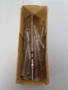 Thumbnail image of Large Lab Jointed Glassware Job Lot Centrifuge Tubes, Boiling Flasks
