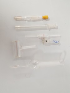 Thumbnail image of Large Lab Jointed Glassware Job Lot Centrifuge Tubes, Boiling Flasks