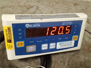 Thumbnail image of Bilanciai D70 Floor Scales Weight Indicator Weighing Ramp Measuring