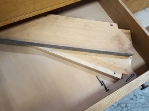 Thumbnail image of 28 Drawers Solid Oak Wooden Cabinet Jointed Drawers