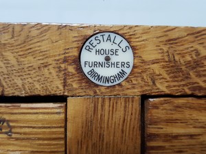 Thumbnail image of Restalls 24 Drawer Solid Wood Cabinet Oak