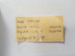 Thumbnail image of Varian CP-3800/3380 Gas Chromatograph System + CP-8410 Autoinjector & Spares Lab