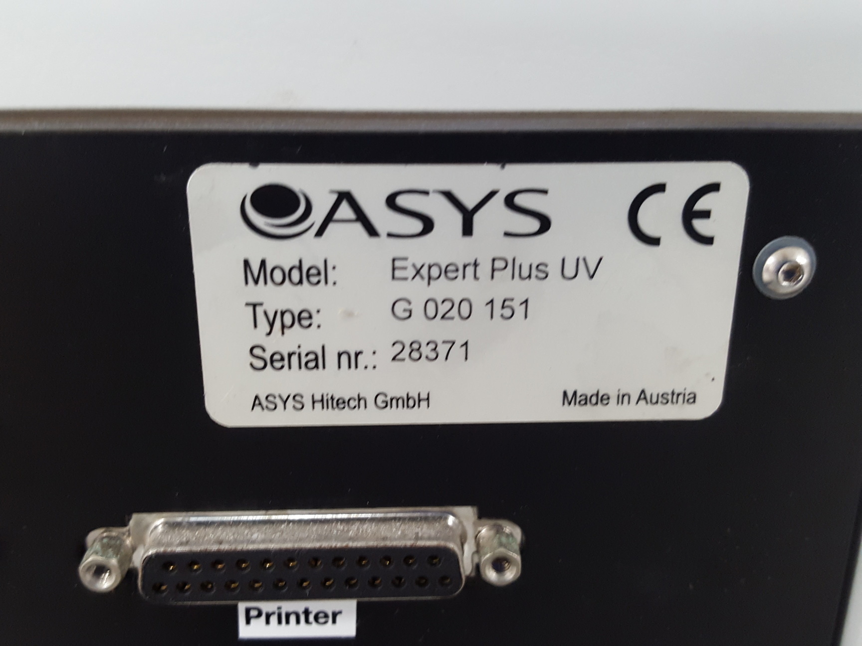 Image of Asys Expert Plus UV G020 151 Microplate Reader Lab