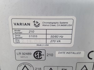 Thumbnail image of Varian Prostar HPLC System Chromatography 320 / 210 / Lab 