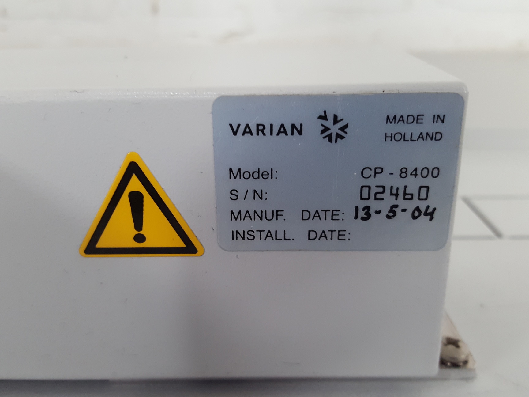 Image of Varian CP-8400 Autosampler / Autoinjector GC With 100 Vial Tray Lab
