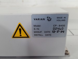 Thumbnail image of Varian CP-8400 Autosampler / Autoinjector GC With 100 Vial Tray Lab