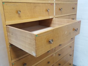Thumbnail image of 18 Drawer Wooden Cabinet Solid Wood