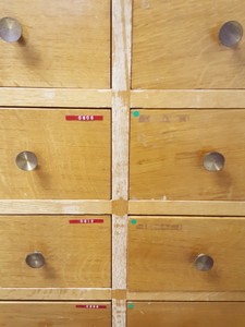 Thumbnail image of 18 Drawer Wooden Cabinet Solid Wood