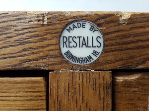 Thumbnail image of Restalls 24 Drawer Solid Oak Wooden Cabinet 