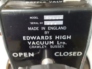 Thumbnail image of Edwards SpeediVac Diffusion Pump + Cold Baffle, Spacer and UHV Chamber Lab